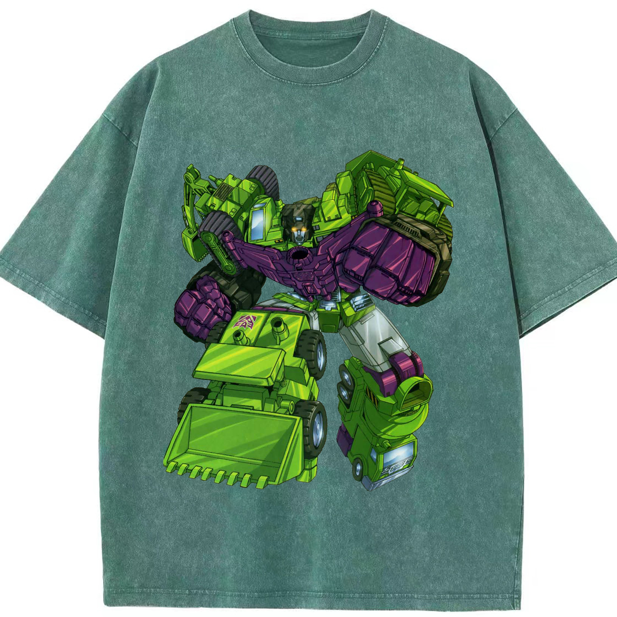 （画像用）  綿100% ヴィンテージ風 半袖Tシャツ（フロントプリント）